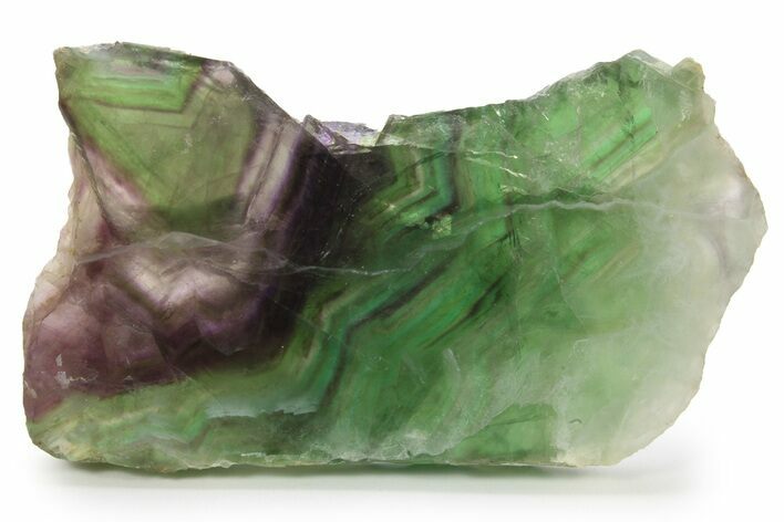 Colorful, Polished Fluorite Slab - China #287189